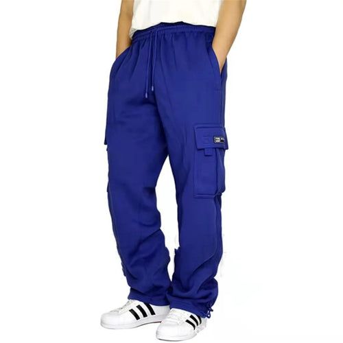 Autumn And Winter New Men Plus Thin Fleece Bunched Feet Tooling Casual