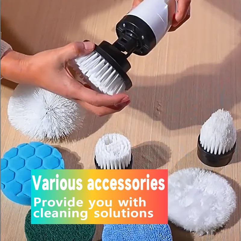 Household Cordless Spin Scrubber Kitchen Gadgets Hair Brushes Bathroom