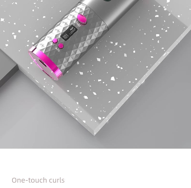 [Men and Women Neutral] Wireless Charging Hair Curler Electric Hair Curler Automatic Non-Ironing Bean Bag Curly Hair Curling Device