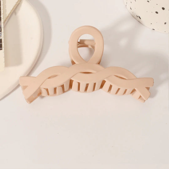 5PCS Frosted Hair Clips Simple Big Hair Claw Clips for Women Girls Thin Thick Curly Hair Jaw Clips Shark Clips Hair Accessories