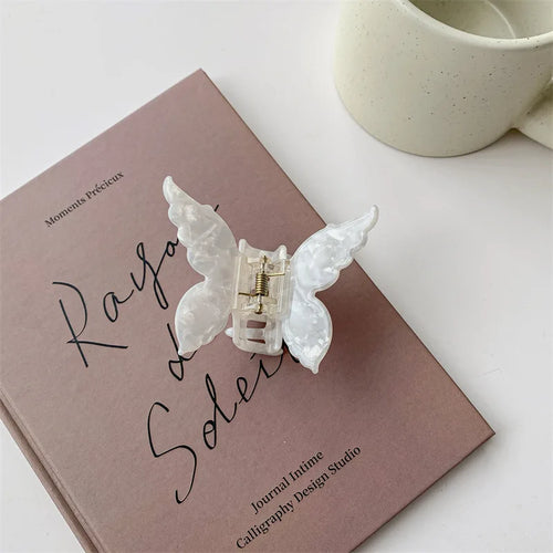1PC French Butterfly Clip  Mermaid Hair Clip Acetic Acid Hair Clip