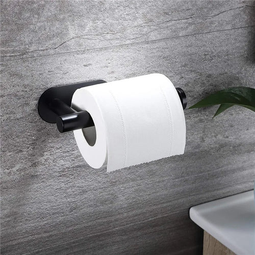 Kitchen Paper Towel Holder Adhesive Tissue Hanger Toilet Roll Paper