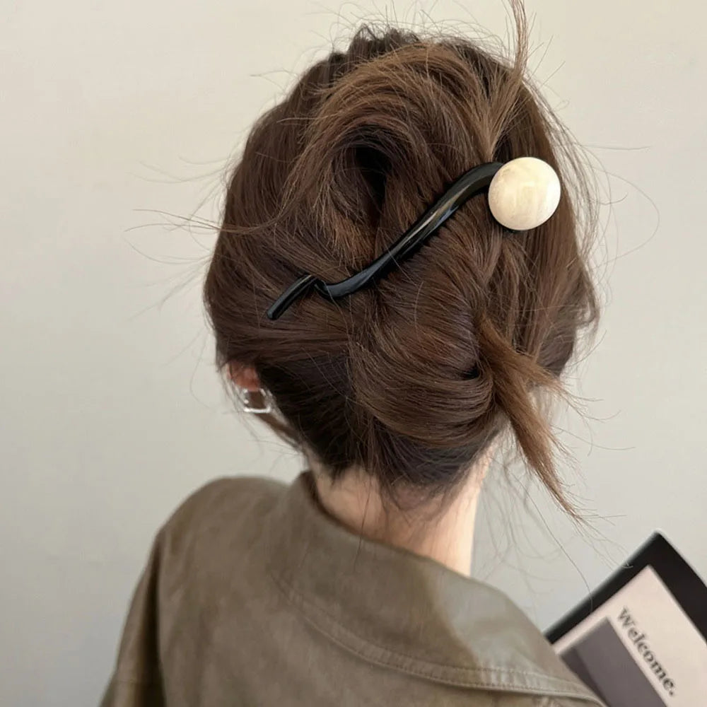 Retro S Shape Ponytail Twist Hair Clips New Fashion Multi-colour