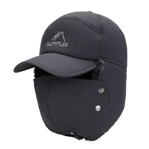 2024 Winter Warm Thickened Artificial Fur Baseball Hat Men's and
