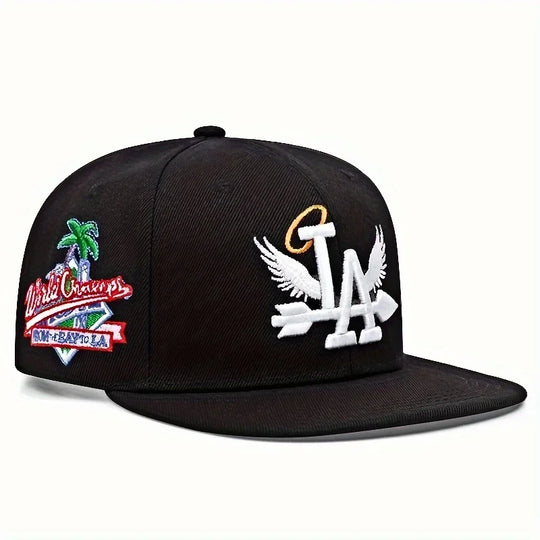 New Letter Wing Pattern Side Coconut Tree Embroidery Fashion High Quality Snapback Men's Versatile Casual Baseball Hat