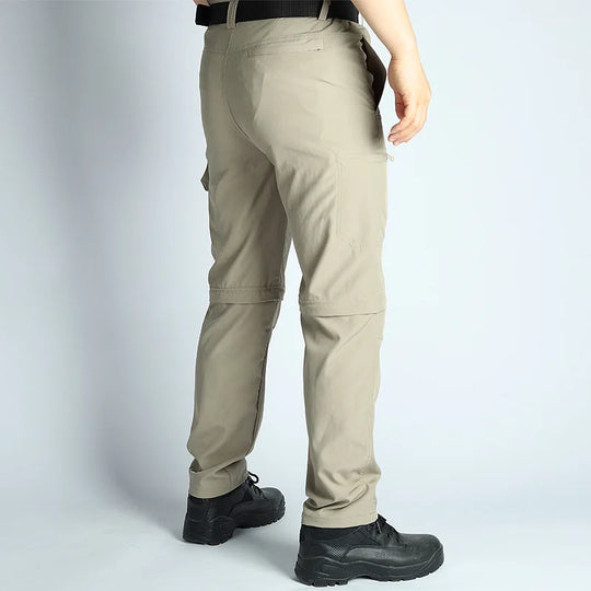Men's Hiking Pants Convertible Zip Off Lightweight Waterproof Quick Dry Outdoor Fishing Travel Safari Camping Detachable Trouser