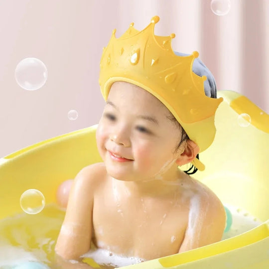 Baby Shower Cap Waterproof Shampoo Hat for Children Shower Toddler