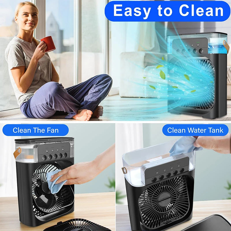 Stand Fan Air Cooler Heating Dissipation Portable Air Cooling With Ice Air Cooler