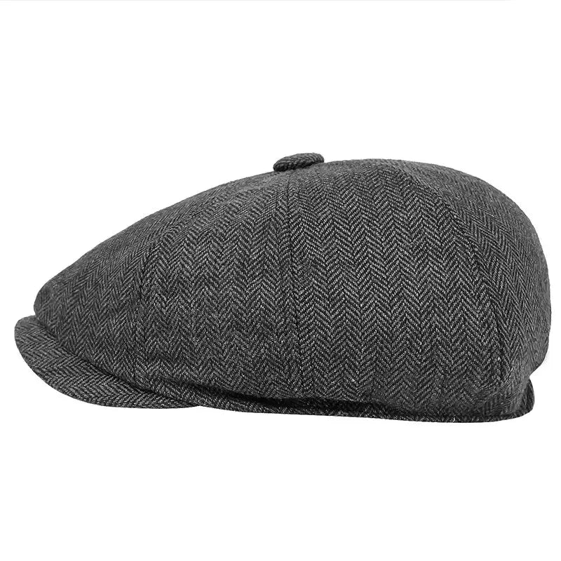 Retro Newsboy Caps Men British Painters Hats Autumn Winter Berets