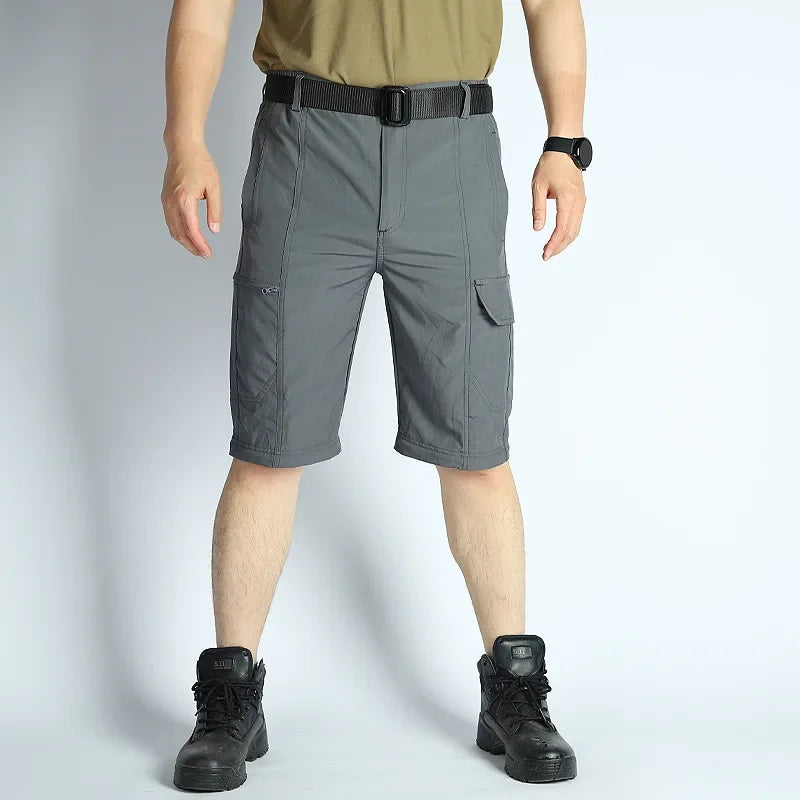 Men's Hiking Pants Convertible Zip Off Lightweight Waterproof Quick Dry Outdoor Fishing Travel Safari Camping Detachable Trouser