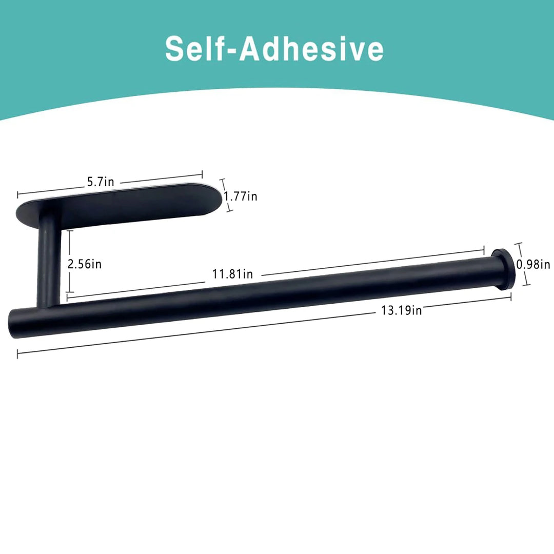 Kitchen Paper Towel Holder Adhesive Tissue Hanger Toilet Roll Paper