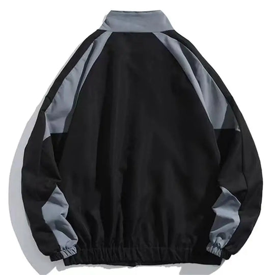 Reflective Striped Jacket 2023 Men Hip Hop Streetwear Coat Zipper Up