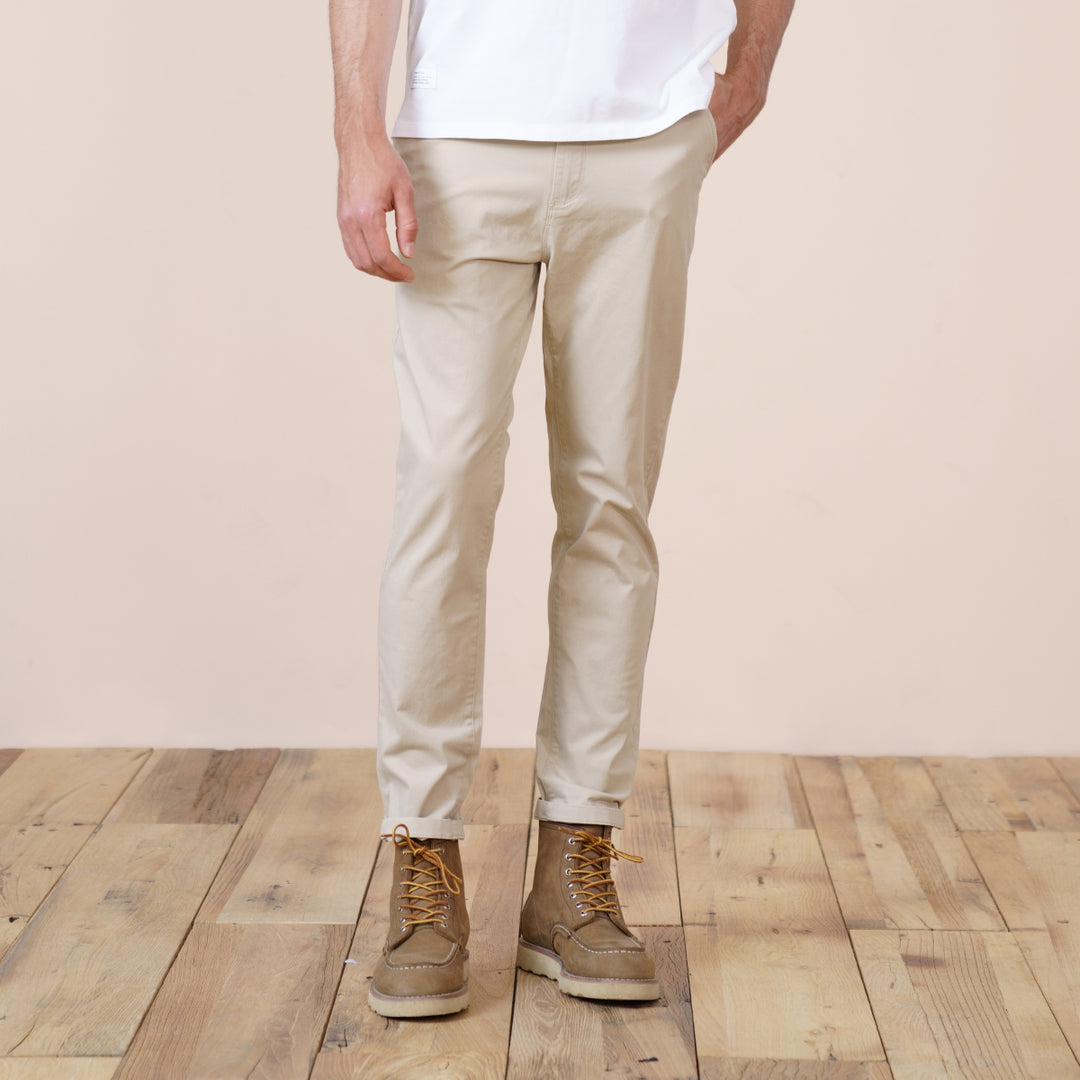 Simwood 2022 Spring Winter New Casual Pants Men Cotton Slim Fit Chinos