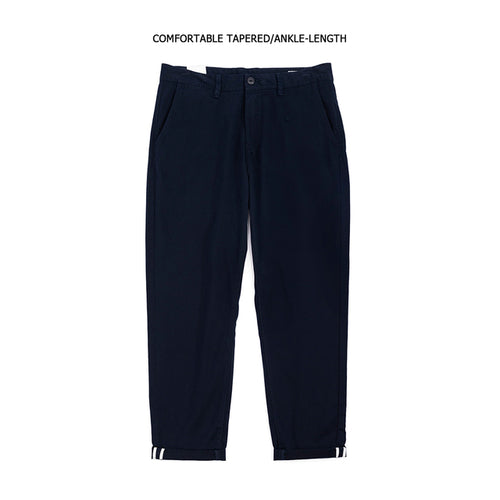 Simwood 2022 Spring Winter New Casual Pants Men Cotton Slim Fit Chinos