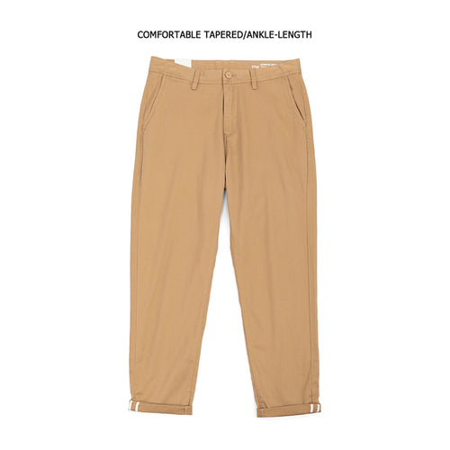 Simwood 2022 Spring Winter New Casual Pants Men Cotton Slim Fit Chinos
