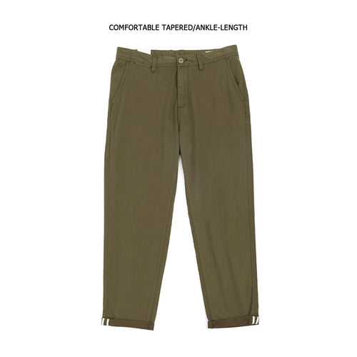 Simwood 2022 Spring Winter New Casual Pants Men Cotton Slim Fit Chinos