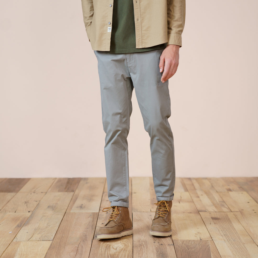 Simwood 2022 Spring Winter New Casual Pants Men Cotton Slim Fit Chinos