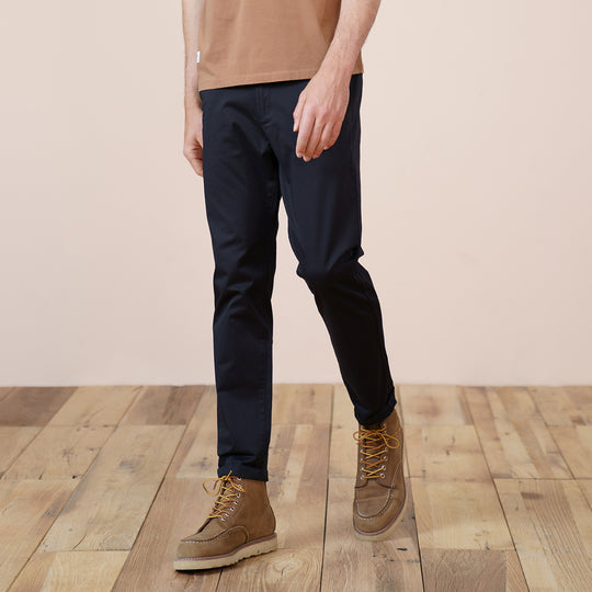 Simwood 2022 Spring Winter New Casual Pants Men Cotton Slim Fit Chinos
