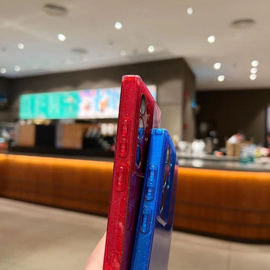 For Samsung Galaxy S23 FE 5G Jelly Glitter Solid Color TPU Phone