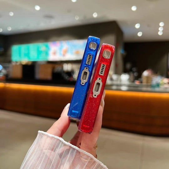 For Samsung Galaxy S23 FE 5G Jelly Glitter Solid Color TPU Phone