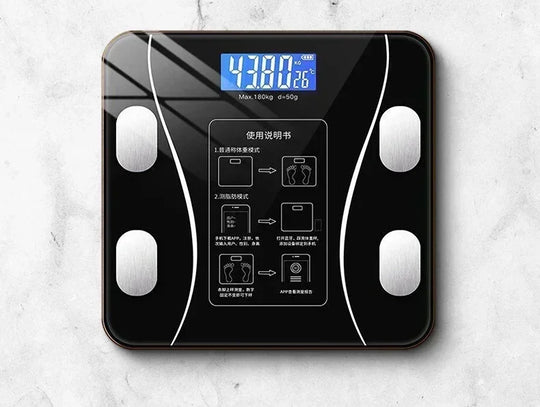 Smart with smart APP synchronized weight scale bathroom digital scale Bluetooth body fat scale body composition analyzer