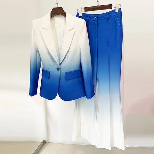 HIGH QUALITY Newest Fashion 2024 Designer Suit Set Women's Single