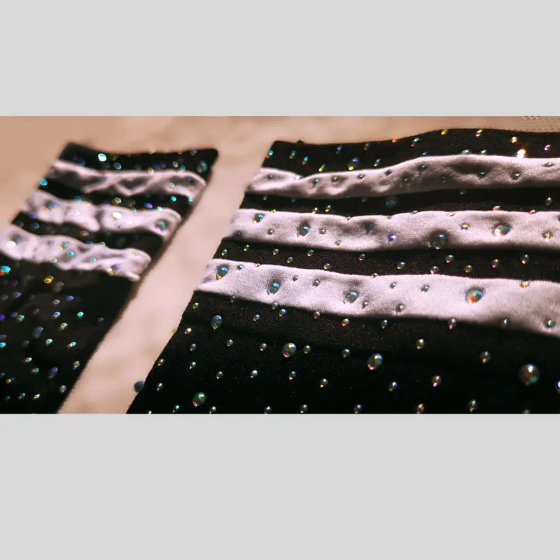 Sexy Rhinestone Lingeri Long Sock Women  Long Sock Thigh High Over The