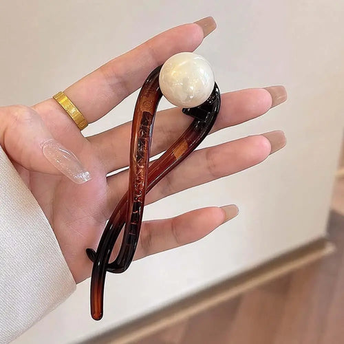 Retro S Shape Ponytail Twist Hair Clips New Fashion Multi-colour