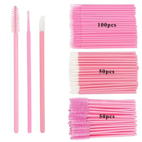 200pcs Disposable Brushes Set Mascara Wands Lip Brushes Microbrush