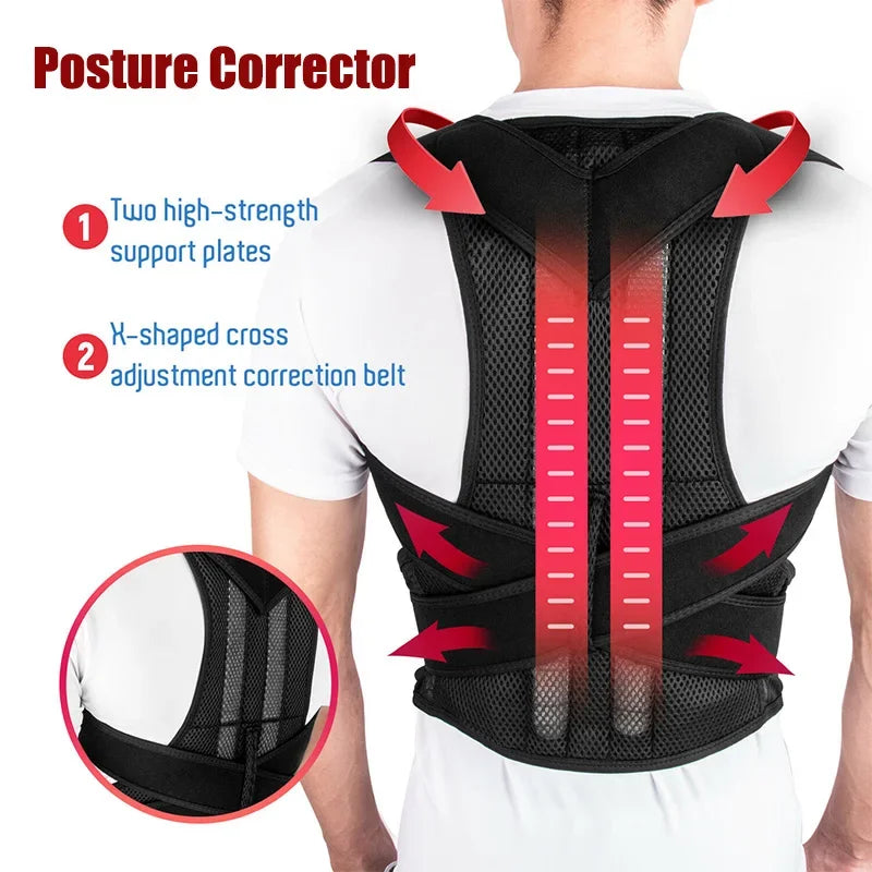 Adjustable Posture Corrector Back Support