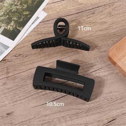2/3/4Pcs Headwear Set Women Fashion Claw Clip Coffee Black Acrylic