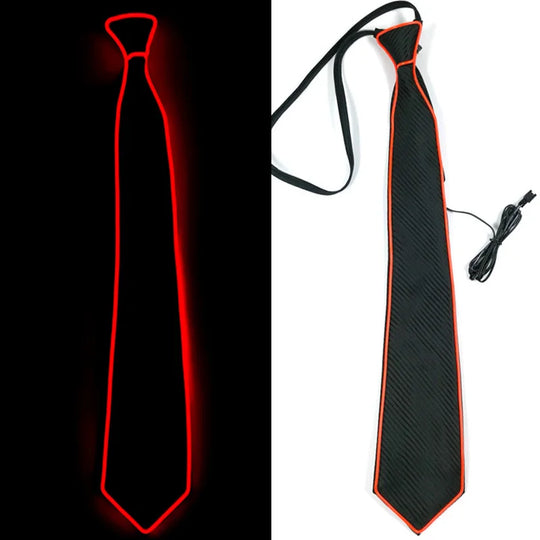 light up Men's hat and tie Led luminous Funny hat glowing Top Hat for Fluorescent club dance show props performances costumes