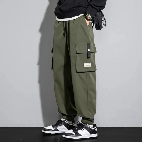 2023 Winter Men Y2k Vintage Baggy Pants Thicken Warm Pants Mens Fleece