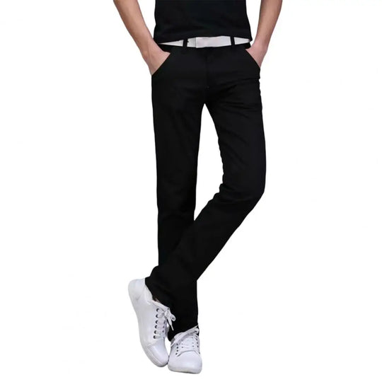 New Men Stretch Skinny Jeans Fashion Casual Slim Fit Denim Trousers