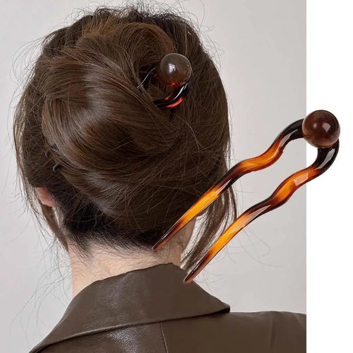 Retro S Shape Ponytail Twist Hair Clips New Fashion Multi-colour