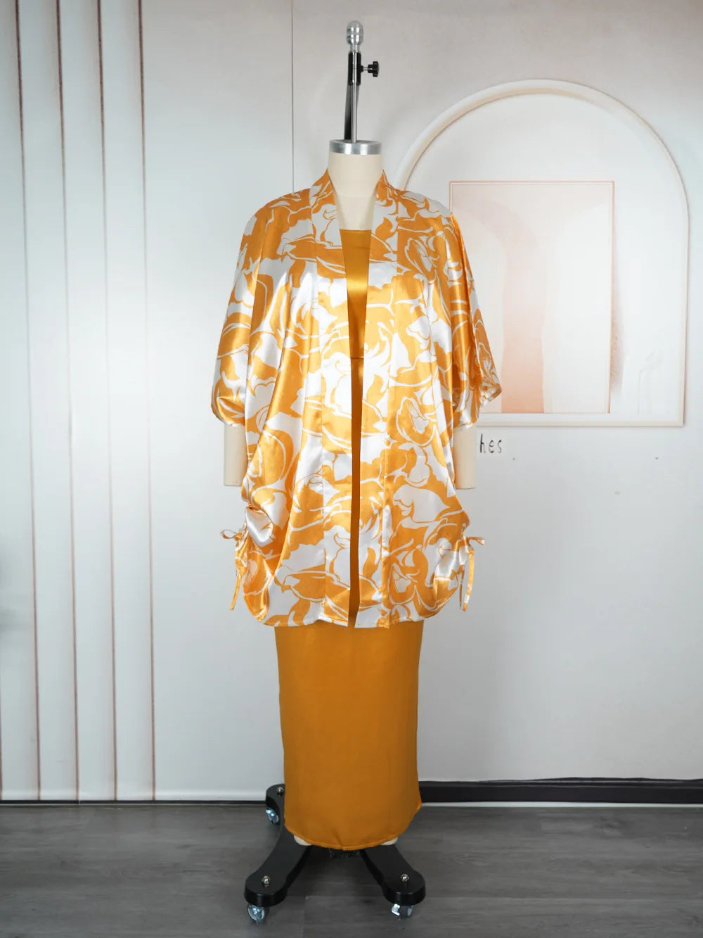 African Clothes for Women 2 PCS Sets Dress and Coat Suits Dashiki Ankara Turkey Wedding Party Dresses Kaftan Bubu Gown Plus Size