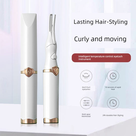 [One Ironing Will Be Warped] Electric Eyelash Curler Electric Heating Electric Heating Eyelash Perm Handy Gadget Charging Lasting Hair-Styling Curler