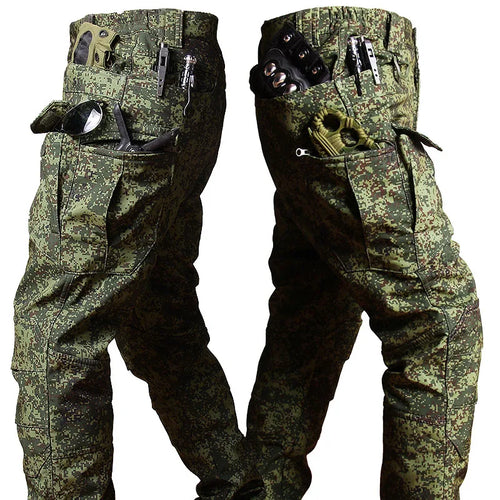 Softshell Warm Pants Men's Waterproof Sharkskin Fleece Working