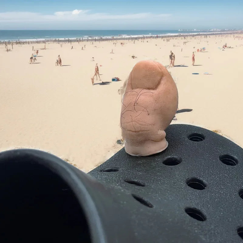 Simulated Thumb Shoe Charms Designer DIY Cute Shoes Decaration Party Accessories Clogs Kid Boy Women Girls Gifts