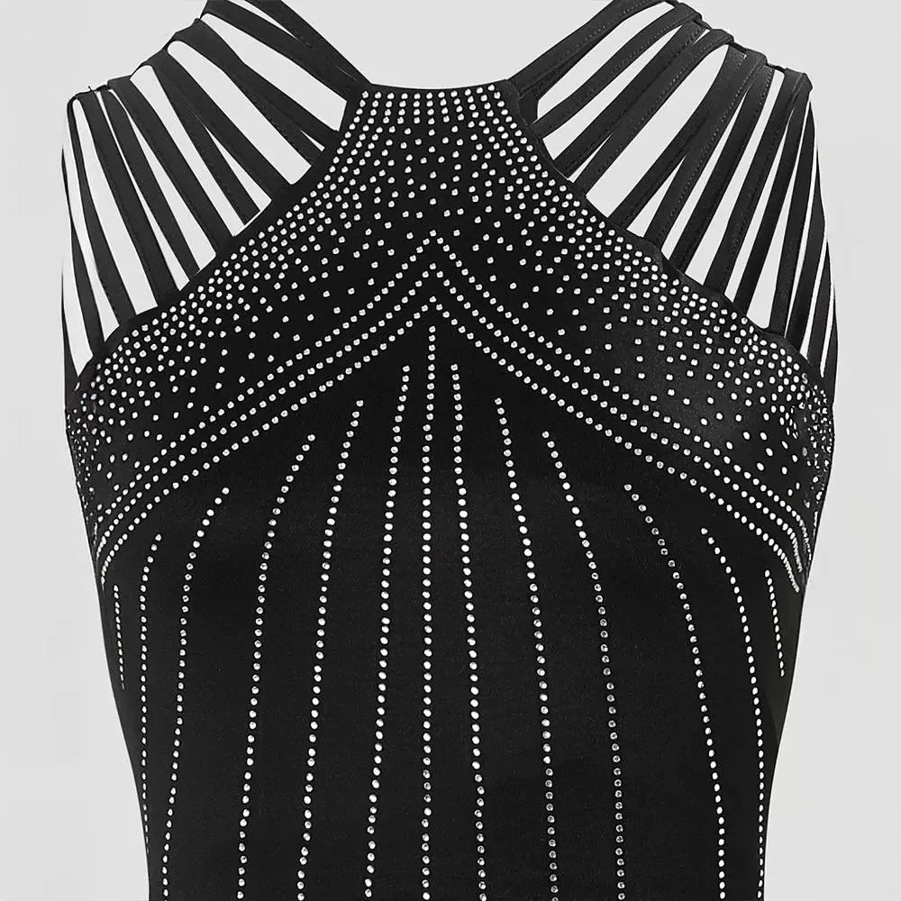 Women Dress Long Dresses Party Bodycon Sexy Slim Hot Drilling