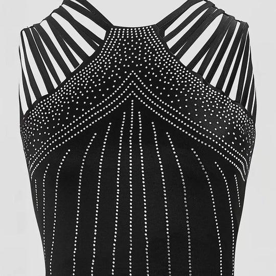 Women Dress Long Dresses Party Bodycon Sexy Slim Hot Drilling