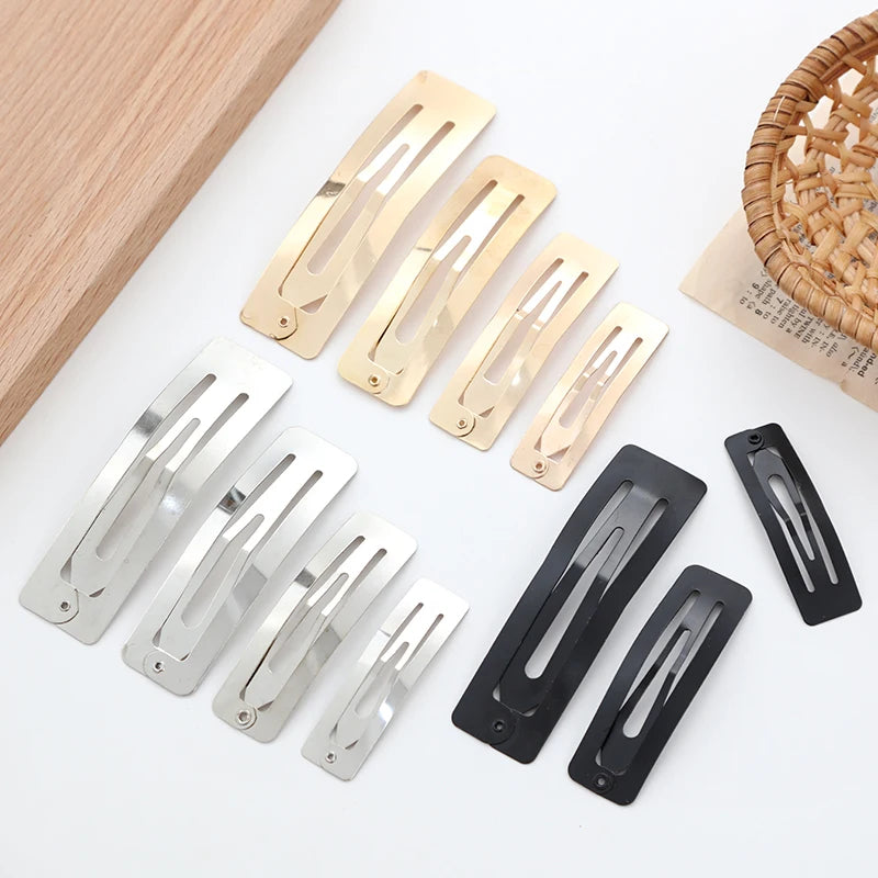 10/20/30pcs/set Women Silver Gold Black Waterdrop Shape Basic Alloy