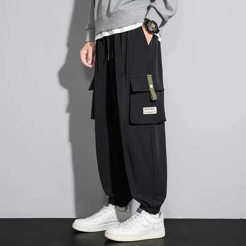 2023 Winter Men Y2k Vintage Baggy Pants Thicken Warm Pants Mens Fleece