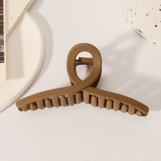 5PCS Frosted Hair Clips Simple Big Hair Claw Clips for Women Girls Thin Thick Curly Hair Jaw Clips Shark Clips Hair Accessories