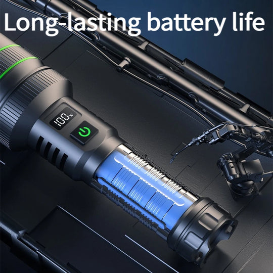 Super Long Range Tactical LED Flashlight USB