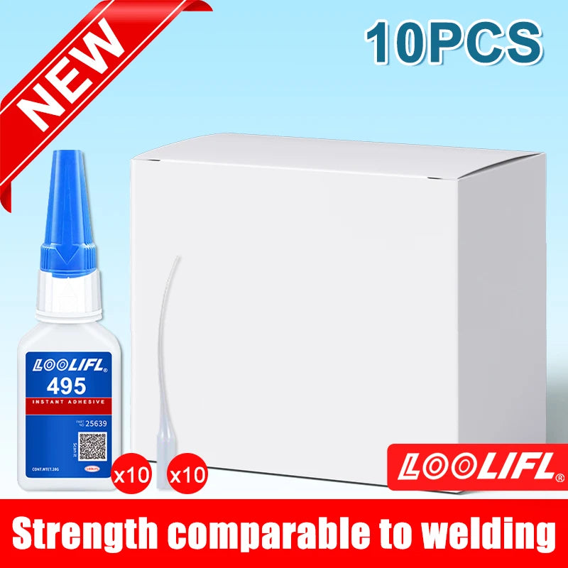 Super Glue All-Purpose Liquid 20g - Fast Drying Clear CA Adhesive for Metal,Plastic, Wood, Ceramic, Glass & DIY Repairs Easy Use