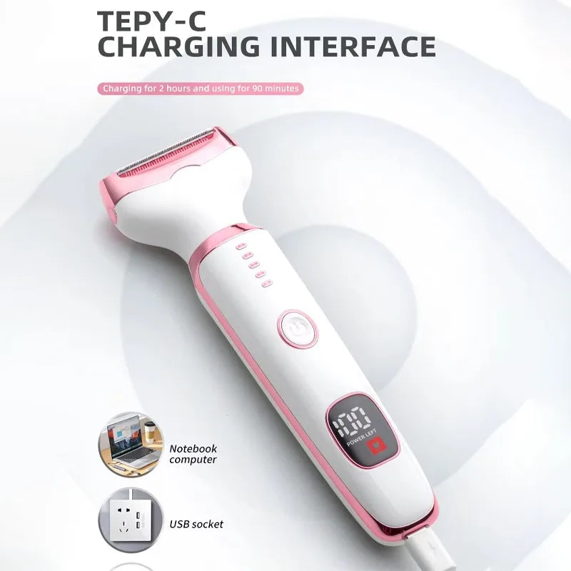 Electric Blade for Women 5 in 1 Rechargeable Painless Body Razors