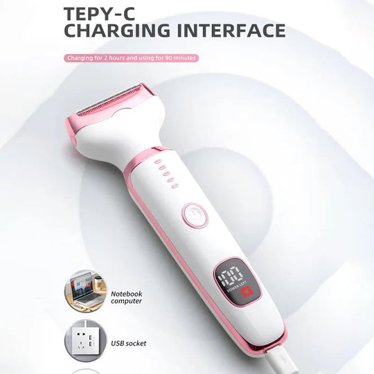 Electric Blade for Women 5 in 1 Rechargeable Painless Body Razors