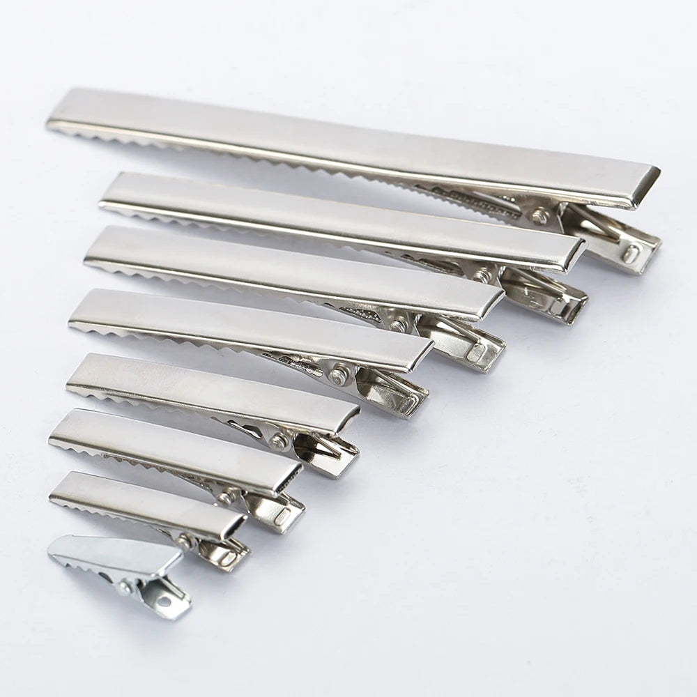 50Pcs High Quality Metal Hair Alligator Clips Accessories for DIY