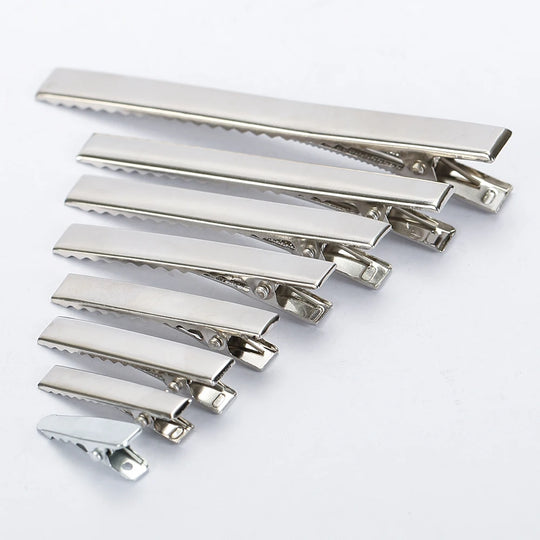 50Pcs High Quality Metal Hair Alligator Clips Accessories for DIY